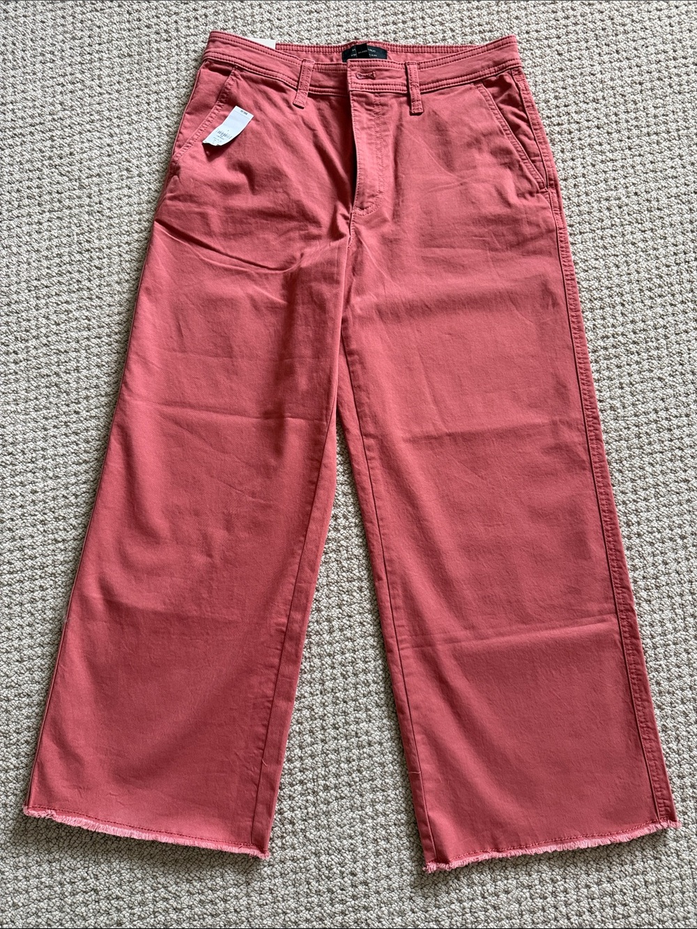 Banana Republic Wide Leg Ankle Pants in Dusty Rose